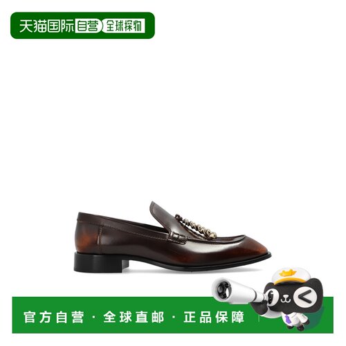 LOEWE 女士芭蕾乐福鞋 L814379X690BROWN CO 棕色 