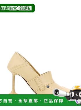 LOEWE 女士高跟鞋 LLSTS01X01OATMILK AW2024 黄色 Loewe Heeled