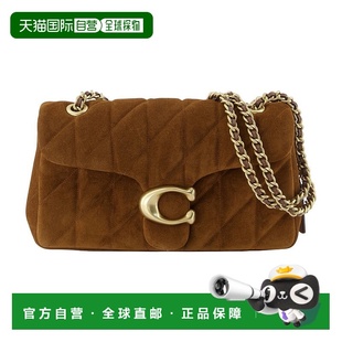 AW2025 CCK49B4WBR 棕色 TABBY 绗缝单肩包 COACH 女士斜挎包