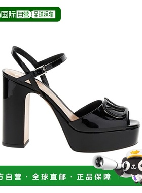 VALENTINO 女士凉鞋 WS0FG2TMK0NO CO 黑色 VLogo高跟凉鞋