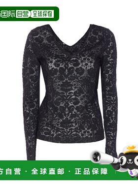 PINKO 女士T恤 105655A2TWZ99 AW2025 黑色 Black Michetti Top