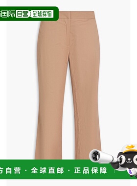 1h可退 潮奢 Staud 女士 Chandler 棉混纺斜纹布直筒裤 R24P4103C