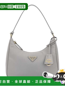 PRADA 女士单肩包 1N204XR064F0CUK SS2026 灰色 Grey Re-Nylon P