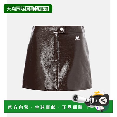1h可退 潮奢 Courreges 女士 Reedition vinyl 迷你半身裙