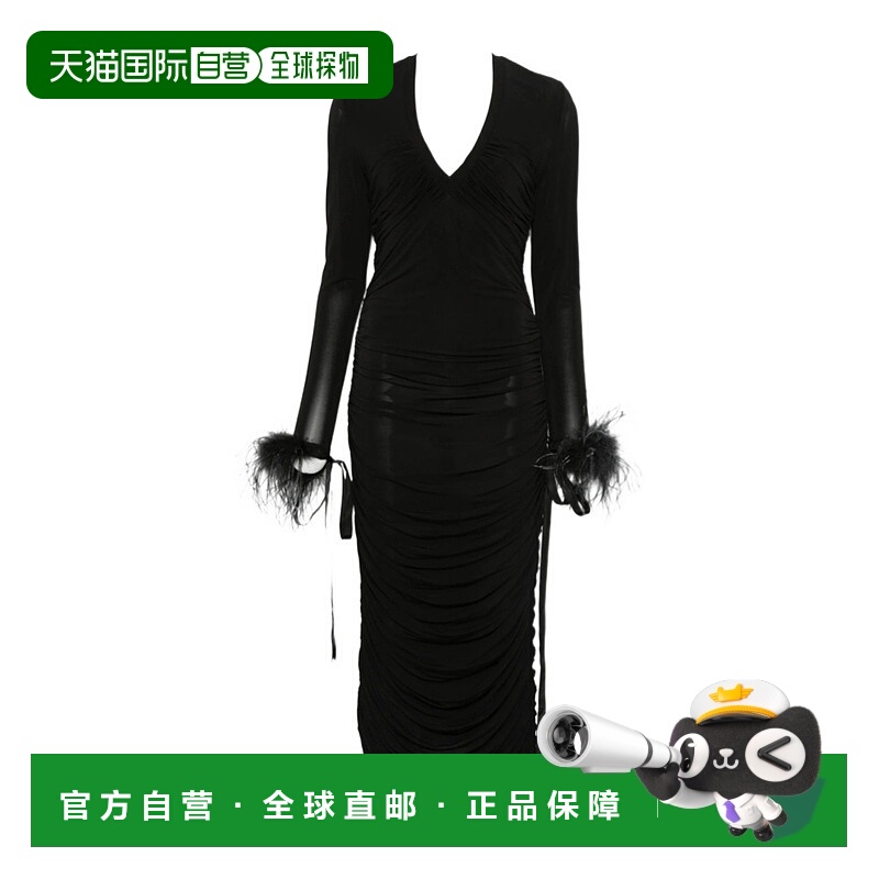 1h可退 PINKO 女士连衣裙 105780A2GSZ99 AW2025 黑色 Pinko Dres