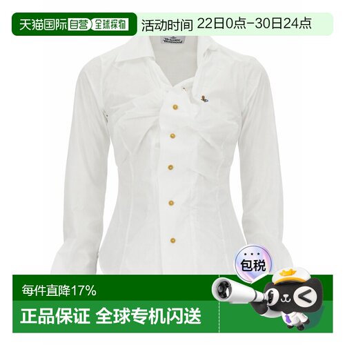 Vivienne Westwood Drunken Shirt 1501000CW009QA401 女士