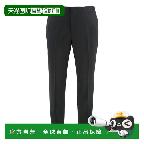 Z ZEGNA 男士休闲裤 73GLC12ZF062A2001 黑色 AW2025卫裤