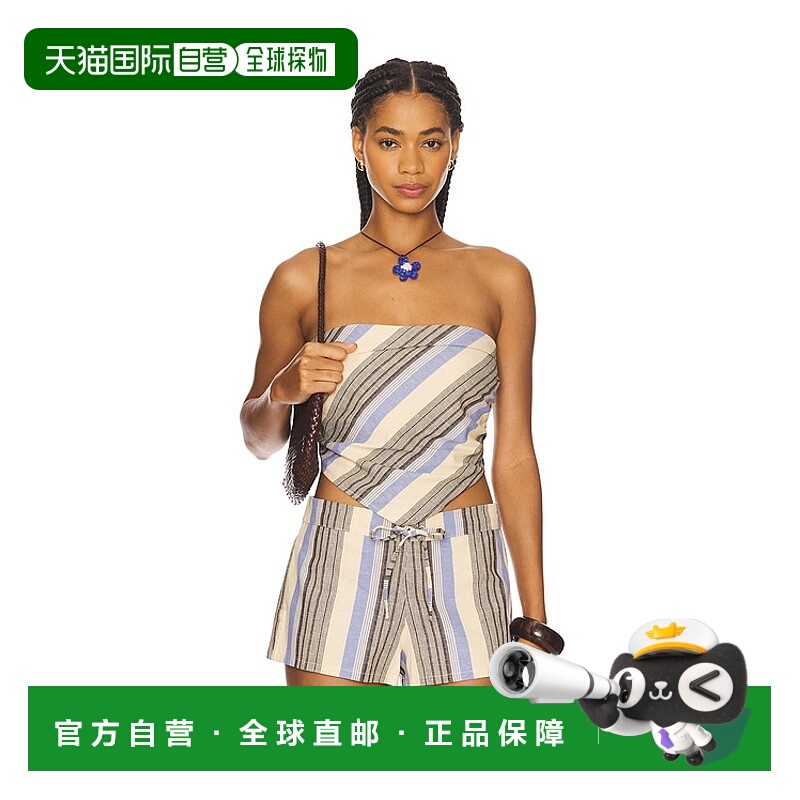 1h可退 潮奢 FAITHFULL THE BRAND 女士 Antibes 无肩带上衣 FF40