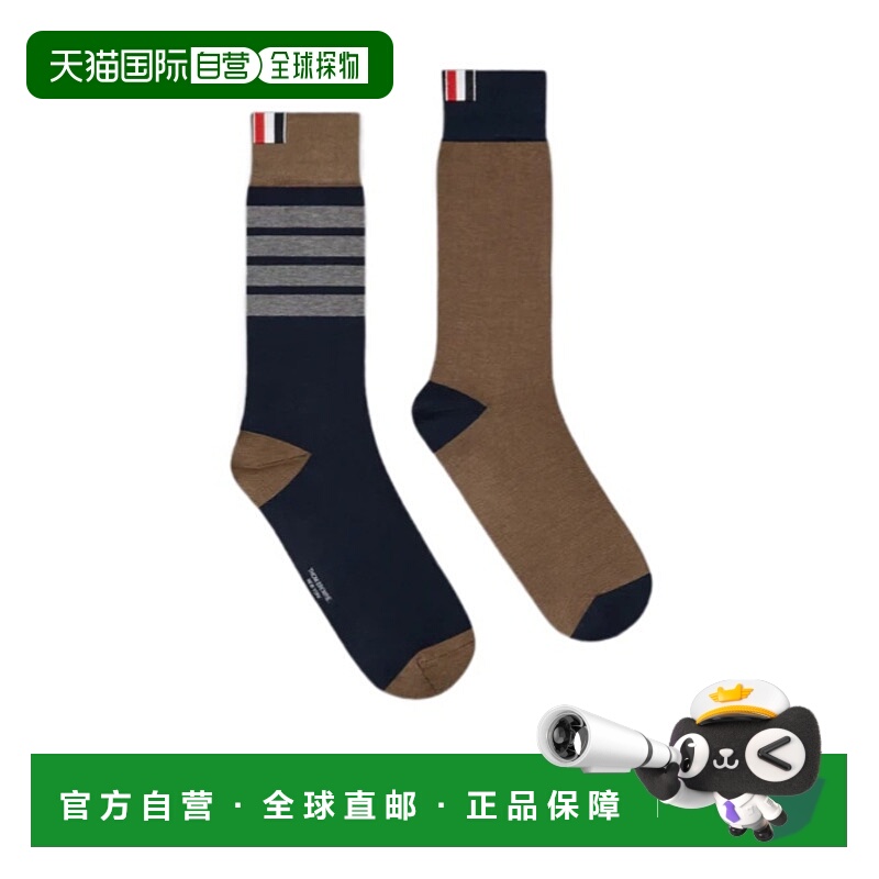 1h可退 THOM BROWNE 男士袜子 MAS023F01690978 AW2025 花色