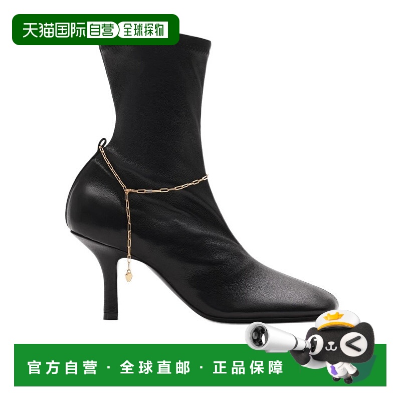 1h可退 BURBERRY 女士高跟鞋 80949581 AW2024 黑色 Slinky Leggi