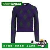 潮奢 舒适时尚 Burberry 女士 1h可退 purple紫色 巴宝莉 毛衣