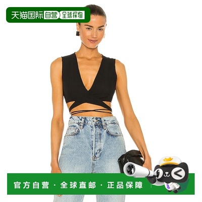 潮奢 Miaou 女士 Rowan 上衣 7028CLBLK black黑色 舒适时尚