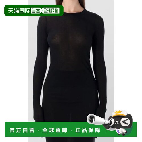 RICK OWENS 女士背心吊带 RP01F6209RC09 SS2026 黑色