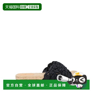 1h可退 潮奢 CastaÑer 女士 帆布面凉鞋 black黑色 舒适时尚