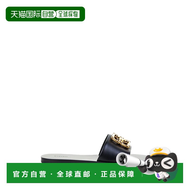 1h可退 GIVENCHY 女士凉鞋 BE3090E25Q001 SS2025 黑色 Black lea