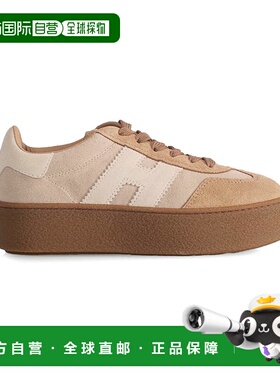 HOGAN Cool 皮革运动鞋（意码）運動鞋HXW6980FB6TTQ70MB6女厚底