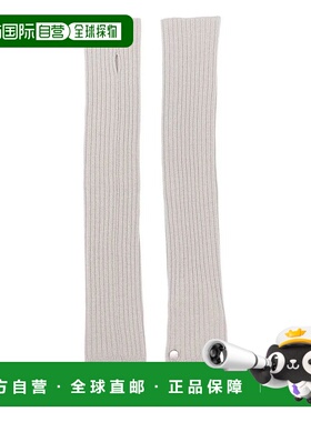 RICK OWENS 女士手套 RP02E4488M08 AW2025 白色 ARM WARMES