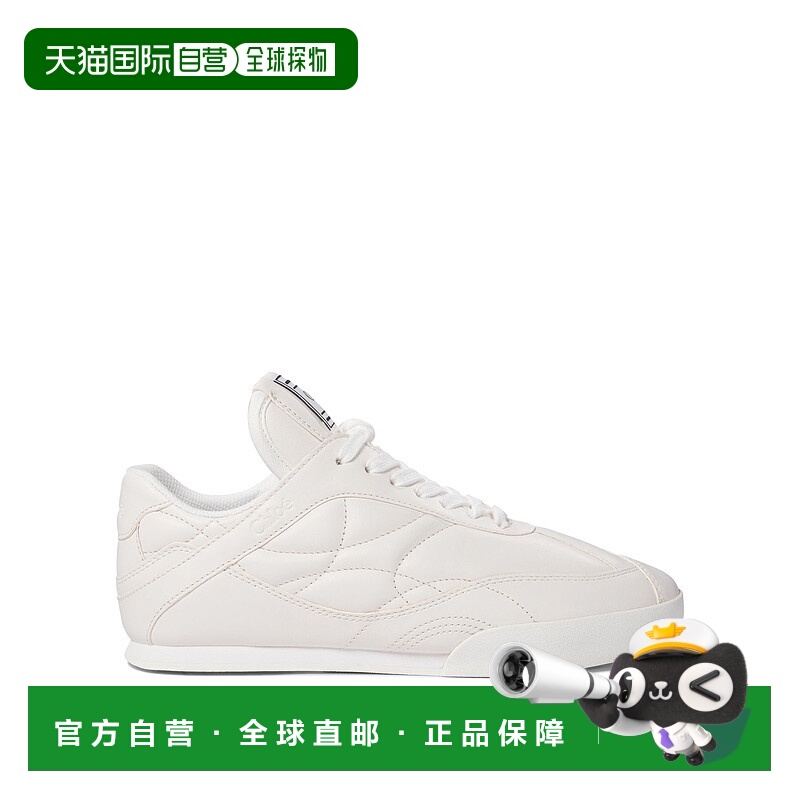 1h可退 CHLOÉ 女士运动鞋 C25S07IPN101 CO 白色 Kick休闲鞋