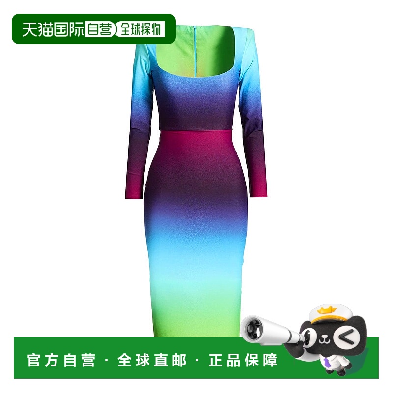 1h可退 潮奢 ALEX PERRY 女士 中长连衣裙 red红色 舒适时尚