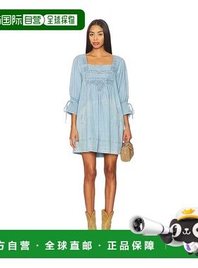 1h可退 潮奢 Free People 自由人 女士 Sonora 牛仔迷你连衣裙 OB