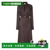 女士大衣 FDD443AUQGF1T6H FENDI AW2025 棕色 JACQUARD SILK
