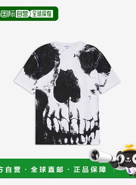 ALEXANDER MCQUEEN 男士衬衫 815067QTAC50909WHITEBLACK