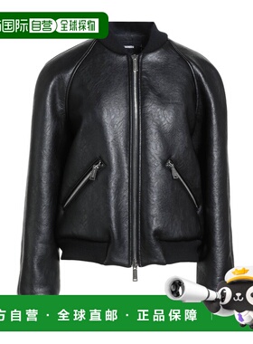 1h可退 潮奢 Dsquared2 二次方 女士 短夹克 black黑色 舒适时尚