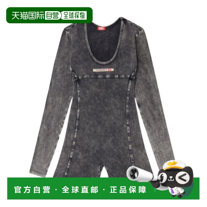 1h可退 DIESEL 女士连体衣 A183250SHAN900A AW2025 灰色 长袖连