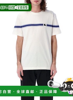 BURBERRY 男士T恤 8090436B7347 SS2025 白色 HS24-MW-SIC-2.6.10