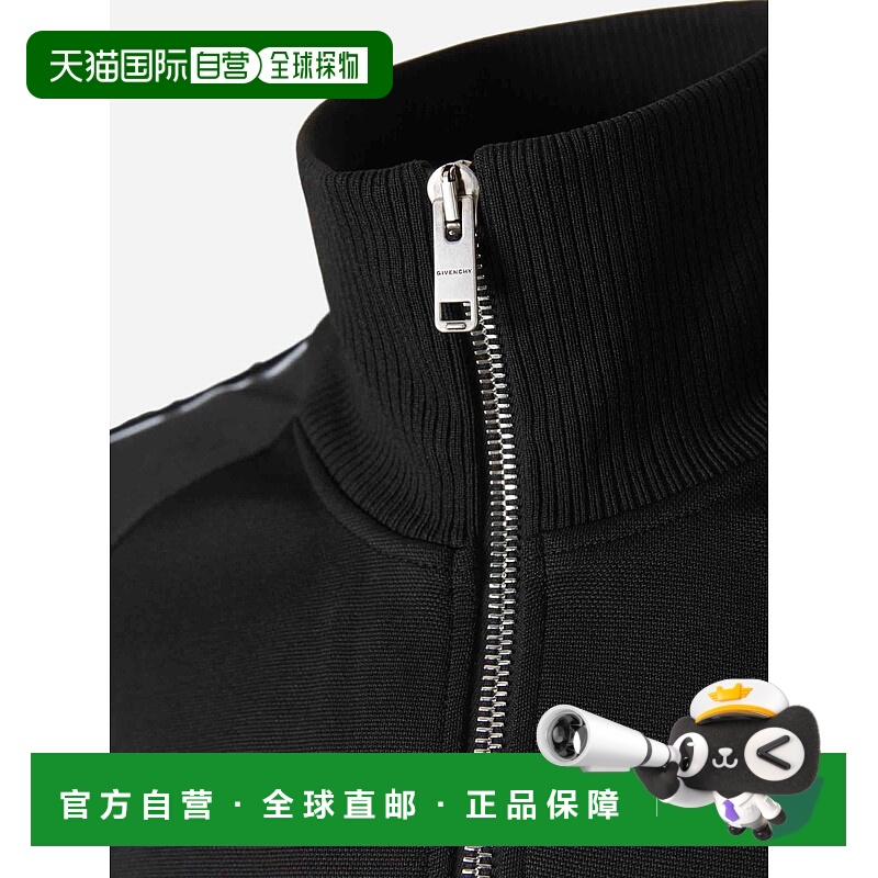 1h可退 GIVENCHY 男士夹克 BMJ0EE30Q6001 SS2022 黑色 Logo Over