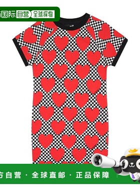 1h可退 MOSCHINO 女士半身裙 W5A7380M41602 SS2020 红色 心形针