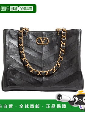 VALENTINO 女士手提包 WB0T12PSN0NO AW2025 黑色 Laseine 购物袋