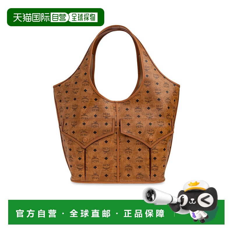 1h可退 MCM 女士手提包 MWPEATA020CO SS2026 棕色 Shopper bag