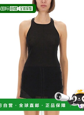 RICK OWENS 女士T恤 RP02E4101RC09 AW2025 黑色 Rick Owens Tank