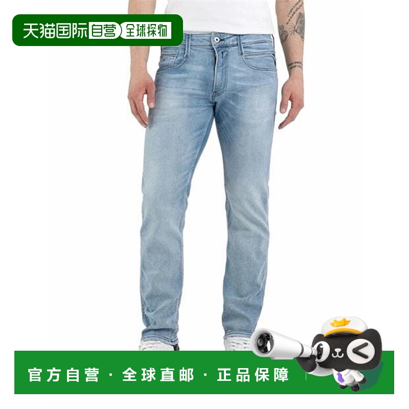 1h可退 潮奢 Replay 男士 Anbass 强力弹力修身牛仔裤