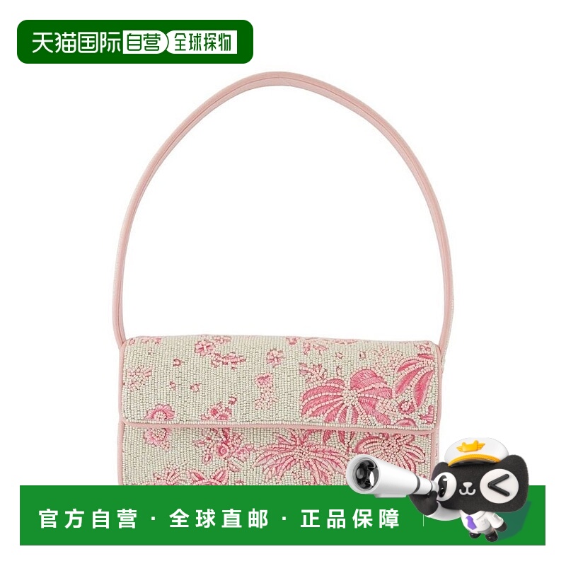 1h可退 潮奢 Staud 女士 Tommy 串珠單肩包 2229204CBST