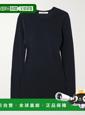 1h可退 潮奢 slvrlake 女士 棉针织T恤 TSML100PNATWRAVN上衣女装