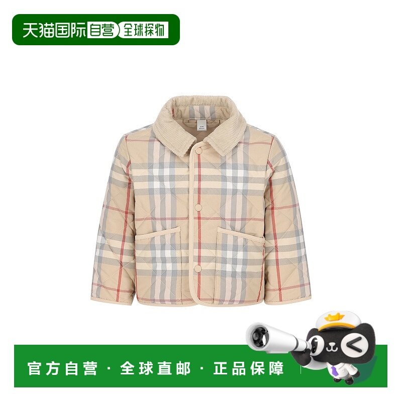 1h可退 潮奢 Burberry 巴宝莉 女童 N6 TOMMY 格纹外套童装 81085