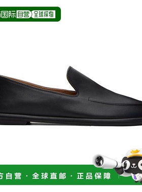 1h可退 潮奢 The Row 女士 黑色 Canal 乐福鞋 F1258L74B