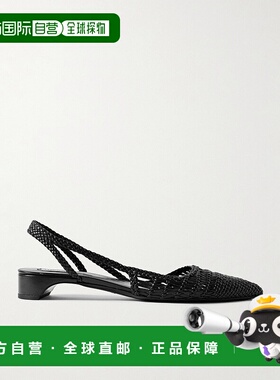 1h可退 潮奢 Gabriela Hearst 女士 Perro 编织皮质露跟浅口鞋 32