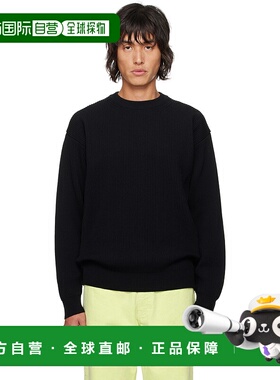 1h可退 潮奢 AURALEE 男士 黑色毛衣 A24AP02RK black黑色 舒适时