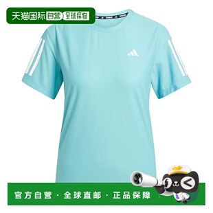 浅蓝色 ADIDAS DONNA JW9672AZZURRO SHIRT OWN 女士户外T恤