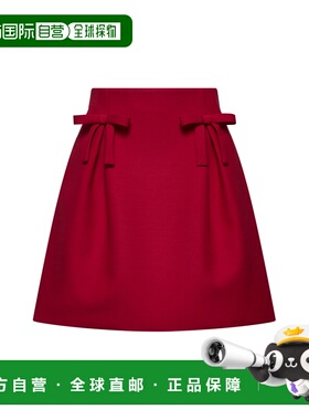 VALENTINO 女士半身裙 6B3RACK11CFR9M SS2025 红色