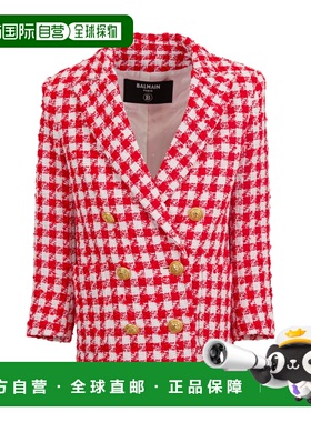 BALMAIN 女童夹克 BW2A24E0203100RO SS2025 粉红色