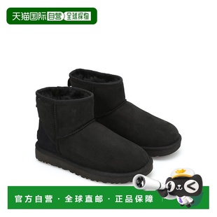 AW2024 1016222BLKBLACK 黑色雪地靴短靴 女士靴子 UGG
