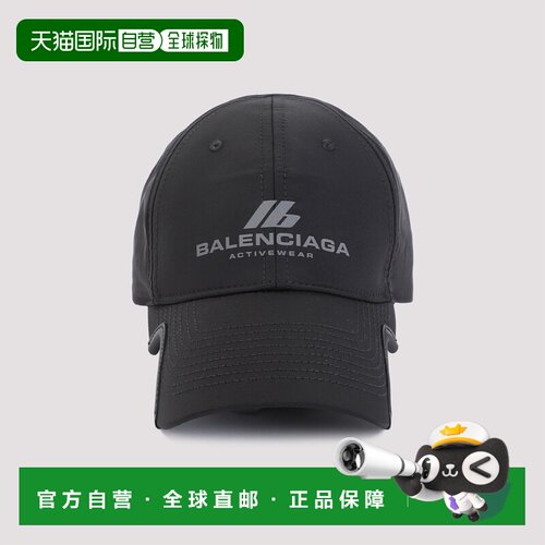 1h可退 BALENCIAGA 男士帽子 7948914E3B11081 AW2025 黑色