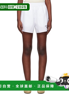 1h可退 潮奢 off-white 女士 白色短裤 OWCB05DS25FAB001