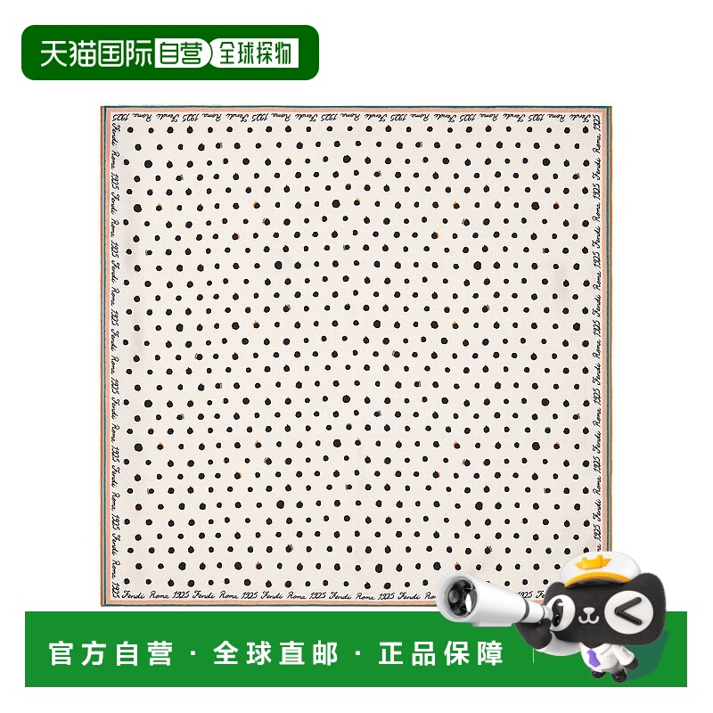 1h可退 FENDI 女士围巾 FXT155AWEYF17JU SS2026 白色 FALENA DOT