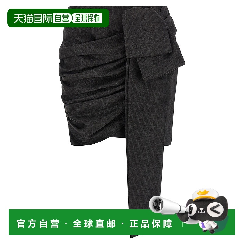 1h可退 PINKO 女士半身裙 106144A305Z99 AW2025 黑色 'Alejandri