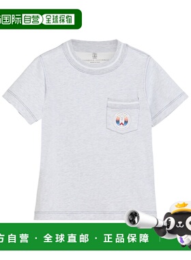 BRUNELLO CUCINELLI 男童T恤 B0B13T167CY887 AW2024短袖